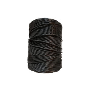 Rollo de rafia negra calibre 90 de 4.5 kg, cordón de polipropileno para uso rudo extremo.